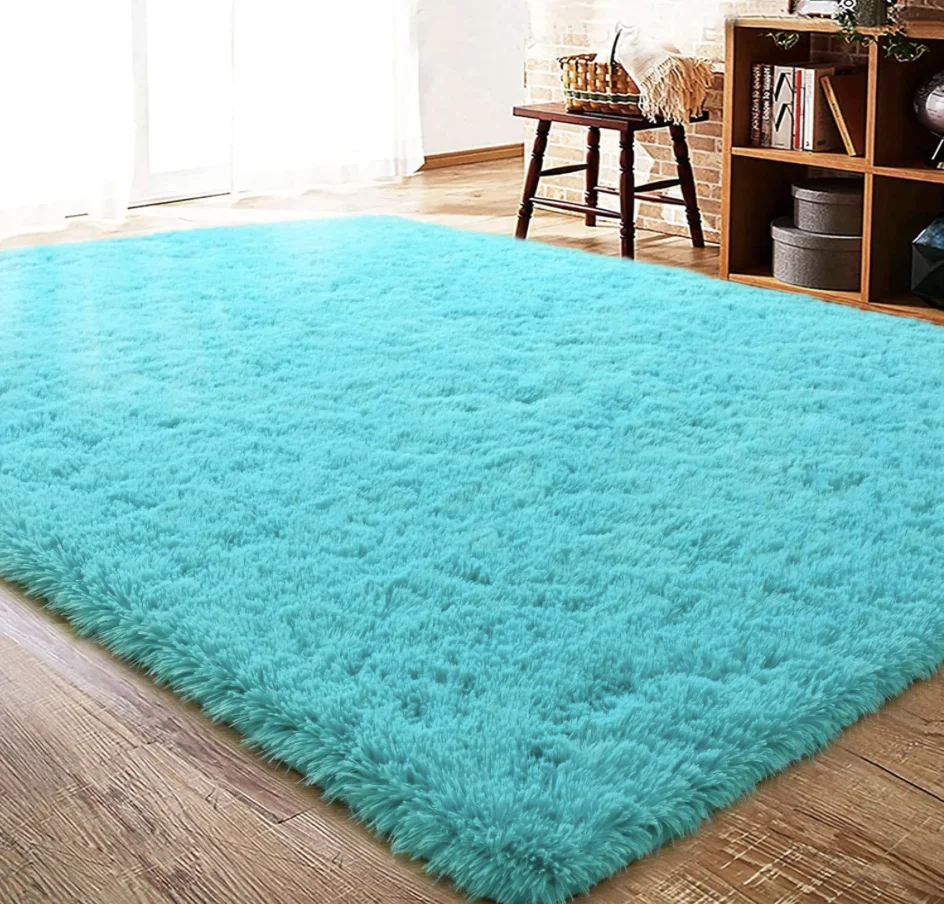 

Fluffy Rug Carpets Soft Shaggy Area Rug Indoor Floor Rugs for Kids Room Fuzzy Carpet Comfy Cute Nursery Rug Bedside Rug for Boys