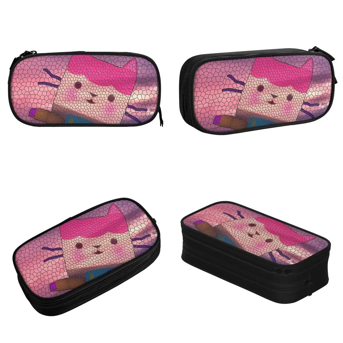 Gabbys Dollhouse Baby Box Pencil Cases Cute Kids Pen Pencil Bags Kids Big Capacity School Supplies Zipper Pencilcases