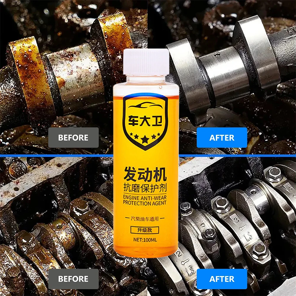 100ml Catalytic Converter Cleaner Car Gas Oil Fuel Additives Oil Saver Removal Carbon Deposit Fuel Cleaner Engine Protector