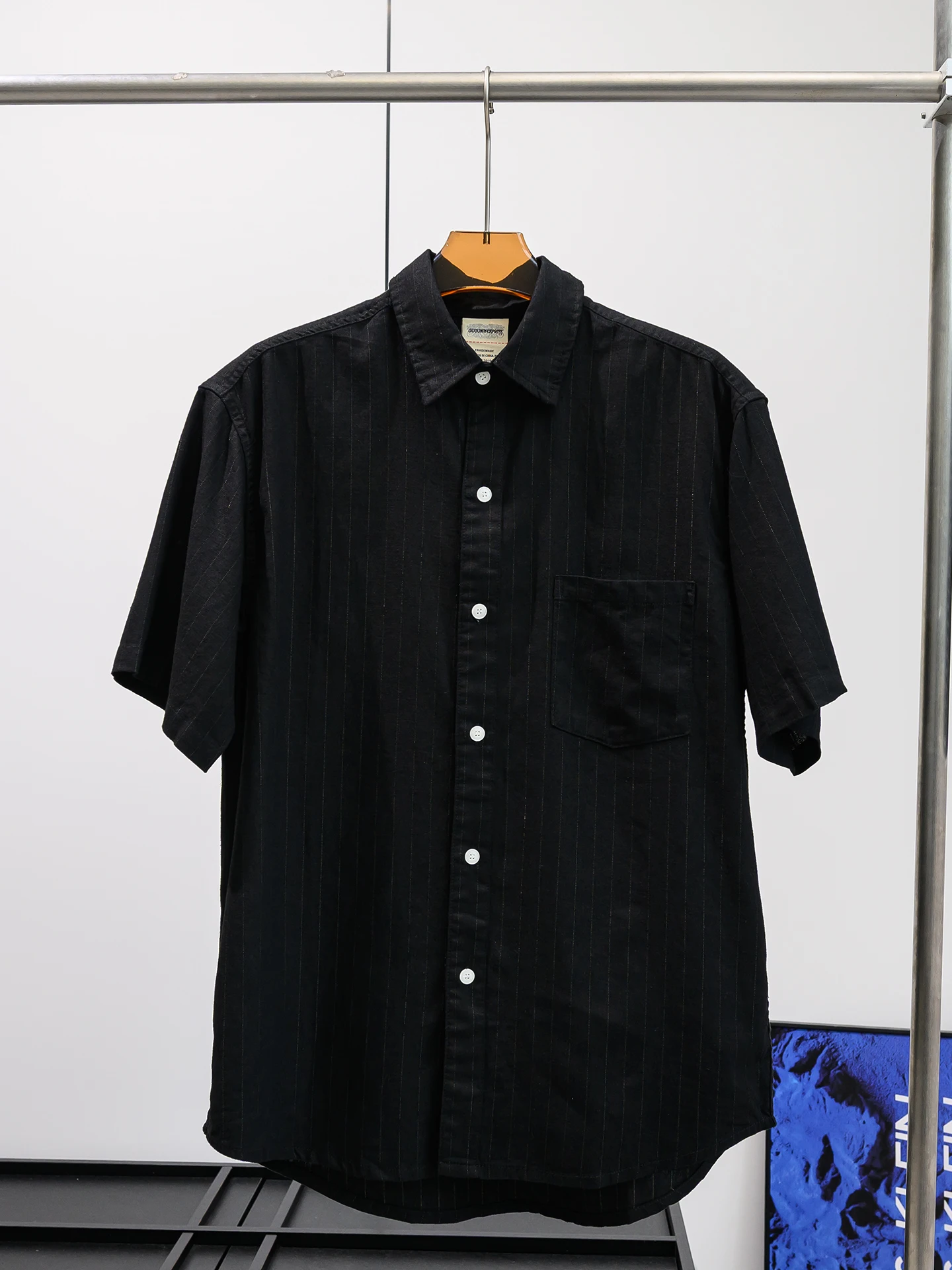 

High Quality Linen Blend Men's Casual Loose Short Sleeve Shirt Comfortable Breathable Summer Fashion Versatile Lightweight Top