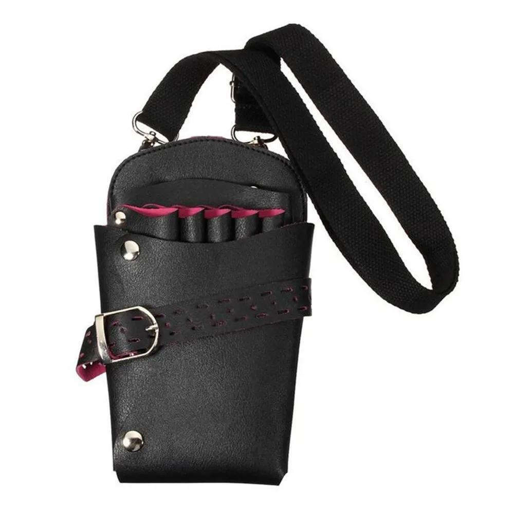 

Многофункциональная сумка для ножниц из искусственной кожи, чехол для ножниц, карманы, поясной ремень, парикмахерская сумка, салонная кобура, сумка для парикмахерских ножниц