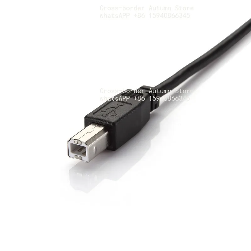 For USB printer extension B male to female cable square port, data cable can be fixed chassis main board