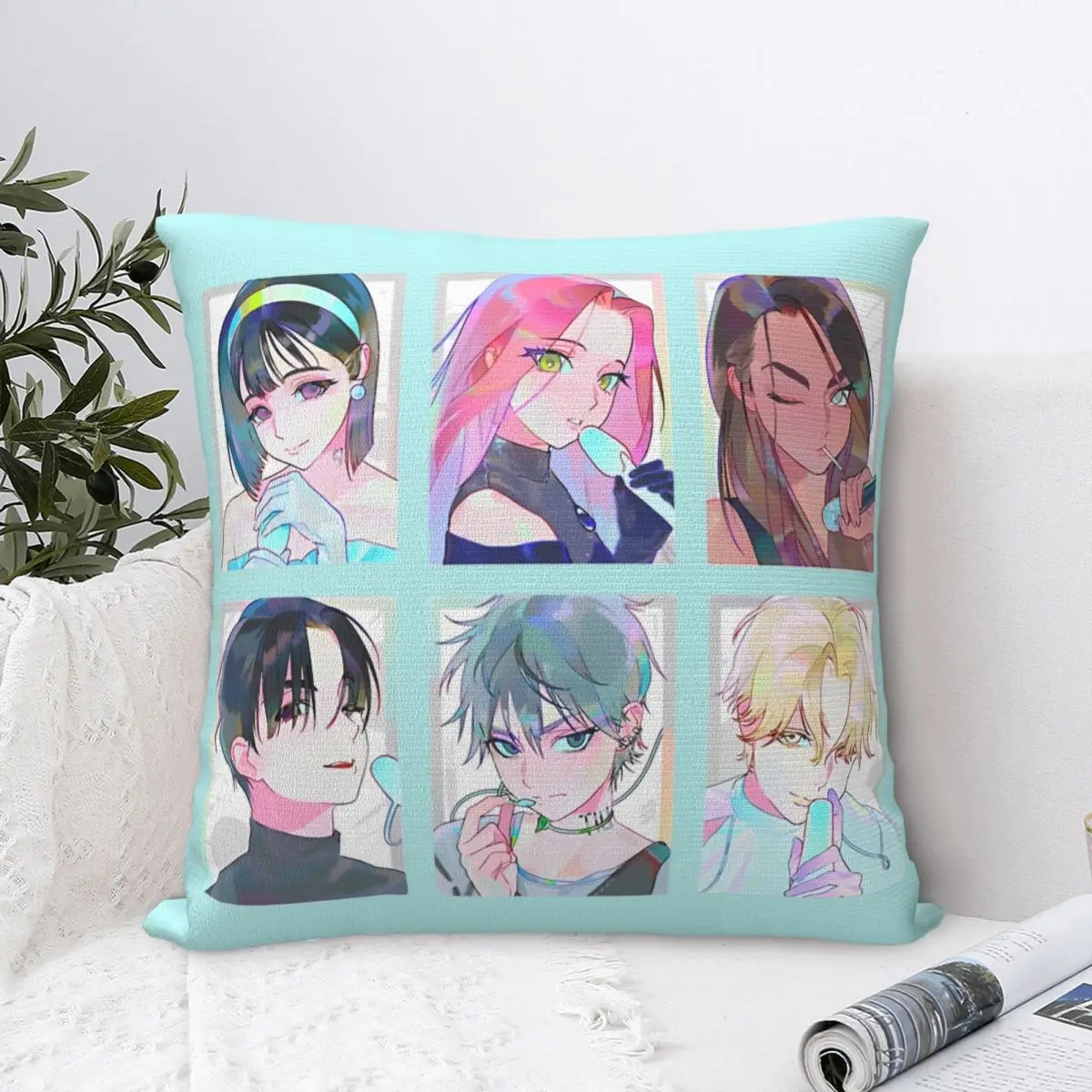 Alien Stage Vivinos Square Pillow Case Decorative Pillow Awesome Pillowcase