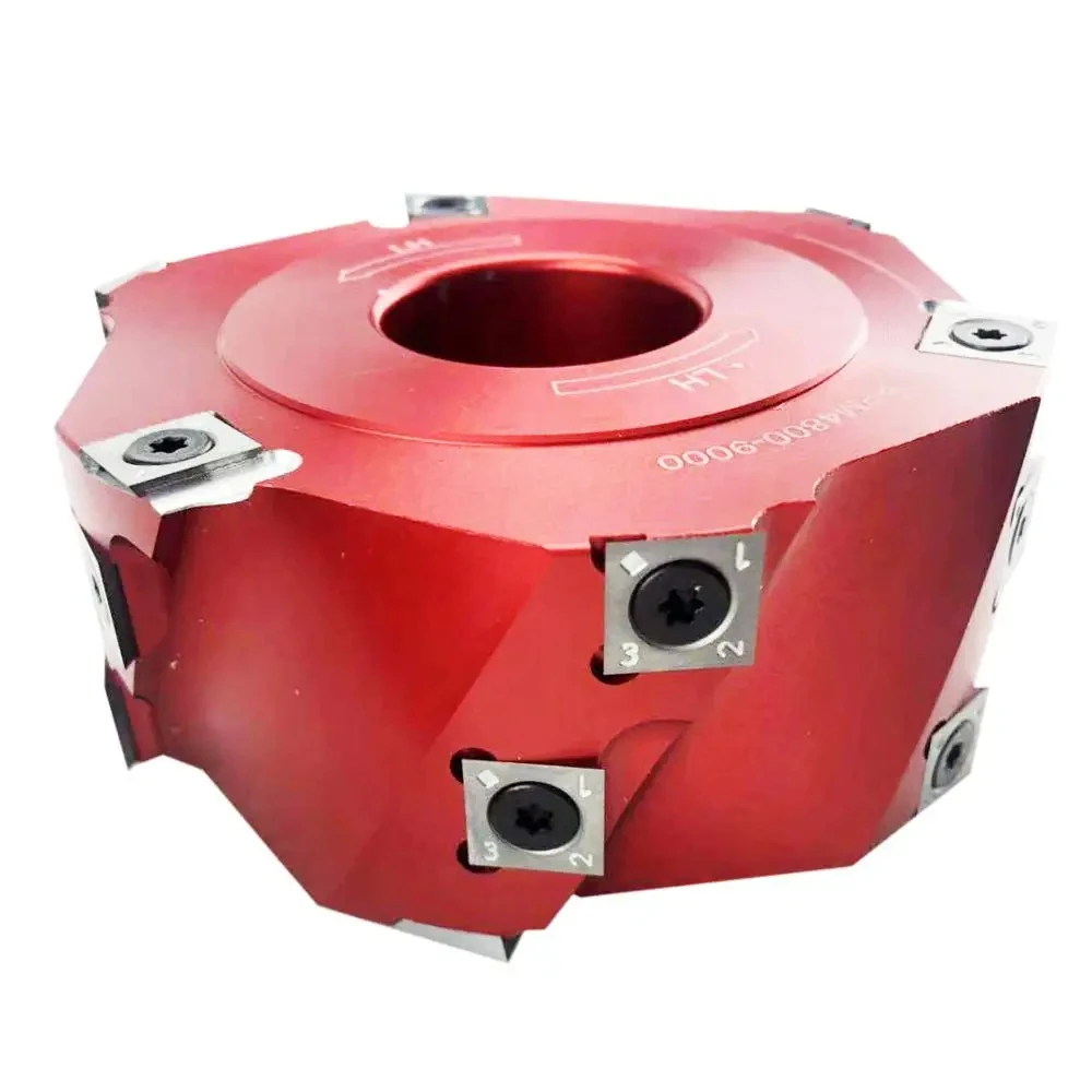 Livter Flat Cutterhead Sprial Planing Cutter Head Helical Cutter for Spindle Machine 4-side Moulder 6T apply wood machine