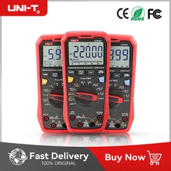 UNI T UT61B+ UT61E+ UT61D+ Plus Smart Professional Digital Multimeter Tester Unit True RMS Auto Range 6000 Counts DC AC 1000V