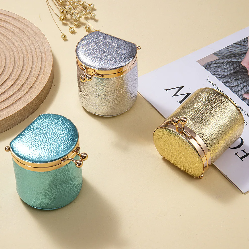 

Genuine Leather High-End Coin Purse Wallet Clutch Soft Cowhide Ring Jewelry Bag Earphone Card Holder Lipstick Pocket For Female