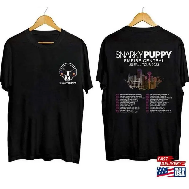 تي شيرت Snarky Puppy North American Tour 2023 للحفلات الموسيقية