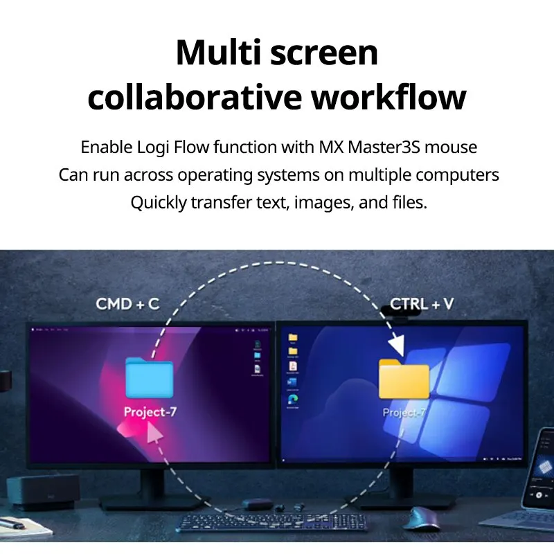 جديد لوجيتك مفاتيح MX S لوحة مفاتيح مكتب متعددة الأجهزة اتصال الترباس الخلفية رقيقة جدا ومحمولة #5