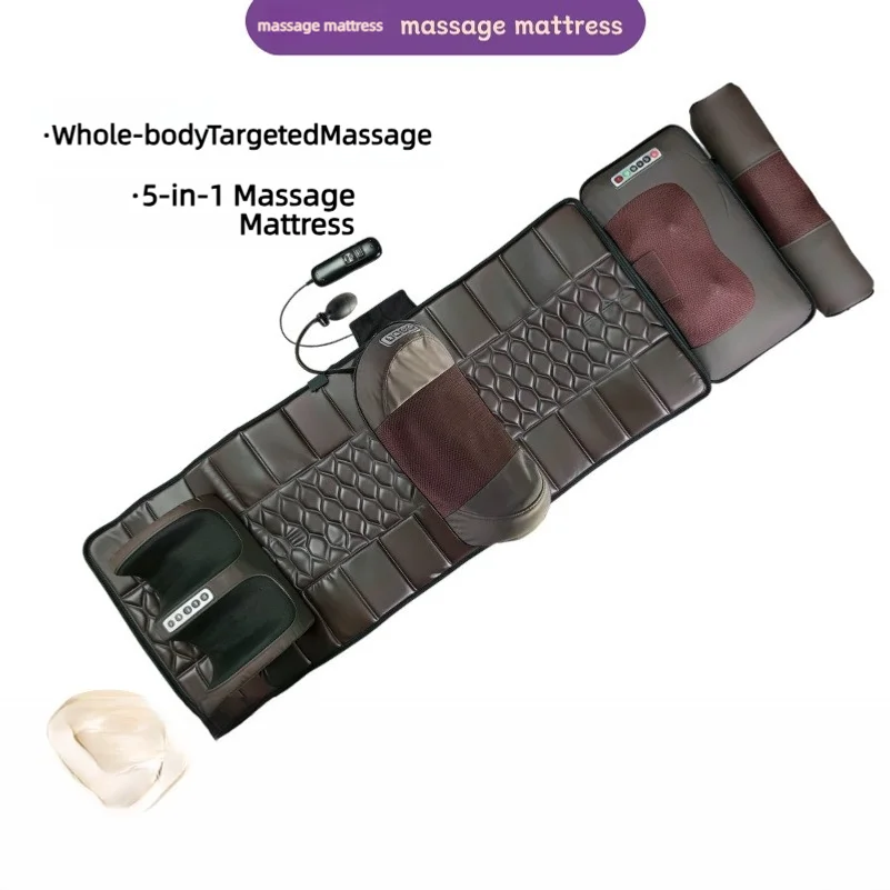 Cervical massage device, multifunctional massage pad, lumbar airbag, vibration massage, can be used for full-body massage