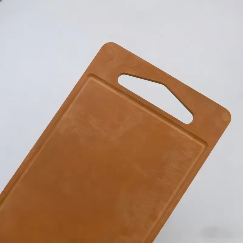 Wholesale Eco Friendly Wood Fiber Cutting Board with Handle for Kitchen Home and Camping Use