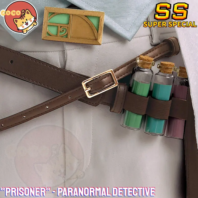 CoCos-SS Game Identity V Paranormal Detective Prisoner Cosplay Costume Game Identity V Paranormal Luca Balsa Costume