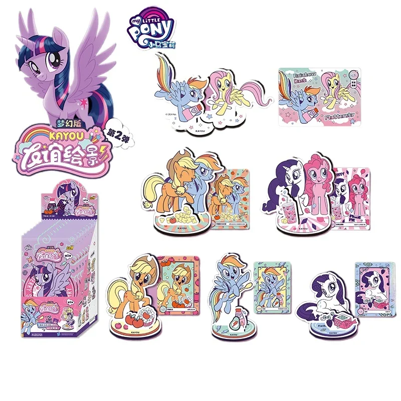 

Hasbro kayou My Little Pony Fantasy Edition, акриловая стоячая карта, периферийные украшения, коллекция подарков на Рождество и день рождения для девочек