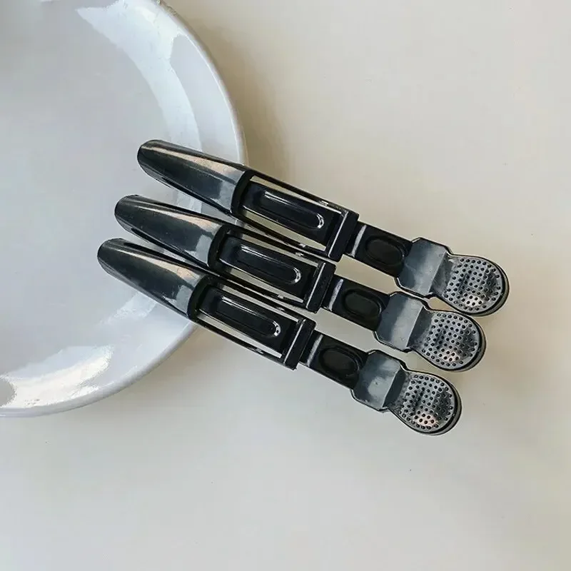 Black Alligator Clip Beauty Hairdressing Clamp Shape Plastic Hair Claw Women'S Girls Styling Hair Clips Hair Accessories image 4