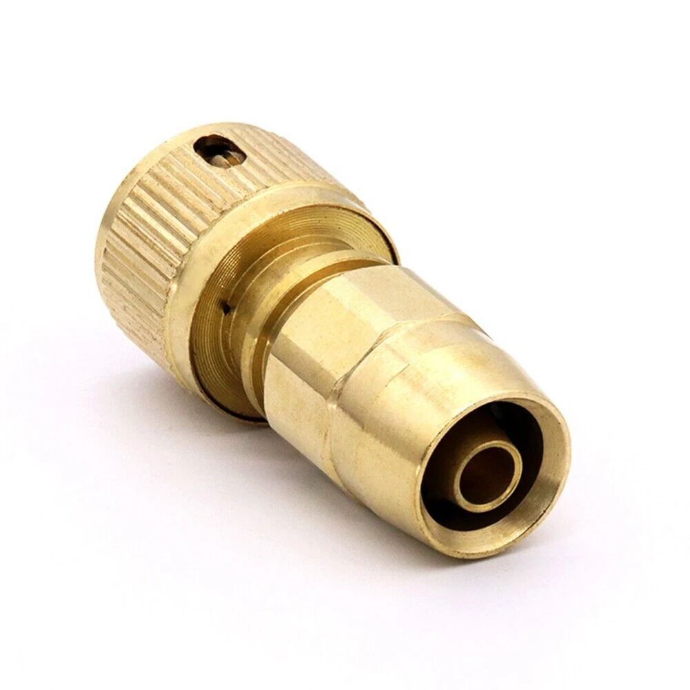 Brass Connector Adaptor for Expanding For Garden Water Hose Repair Featuring Quick Connection Capability for Faucet