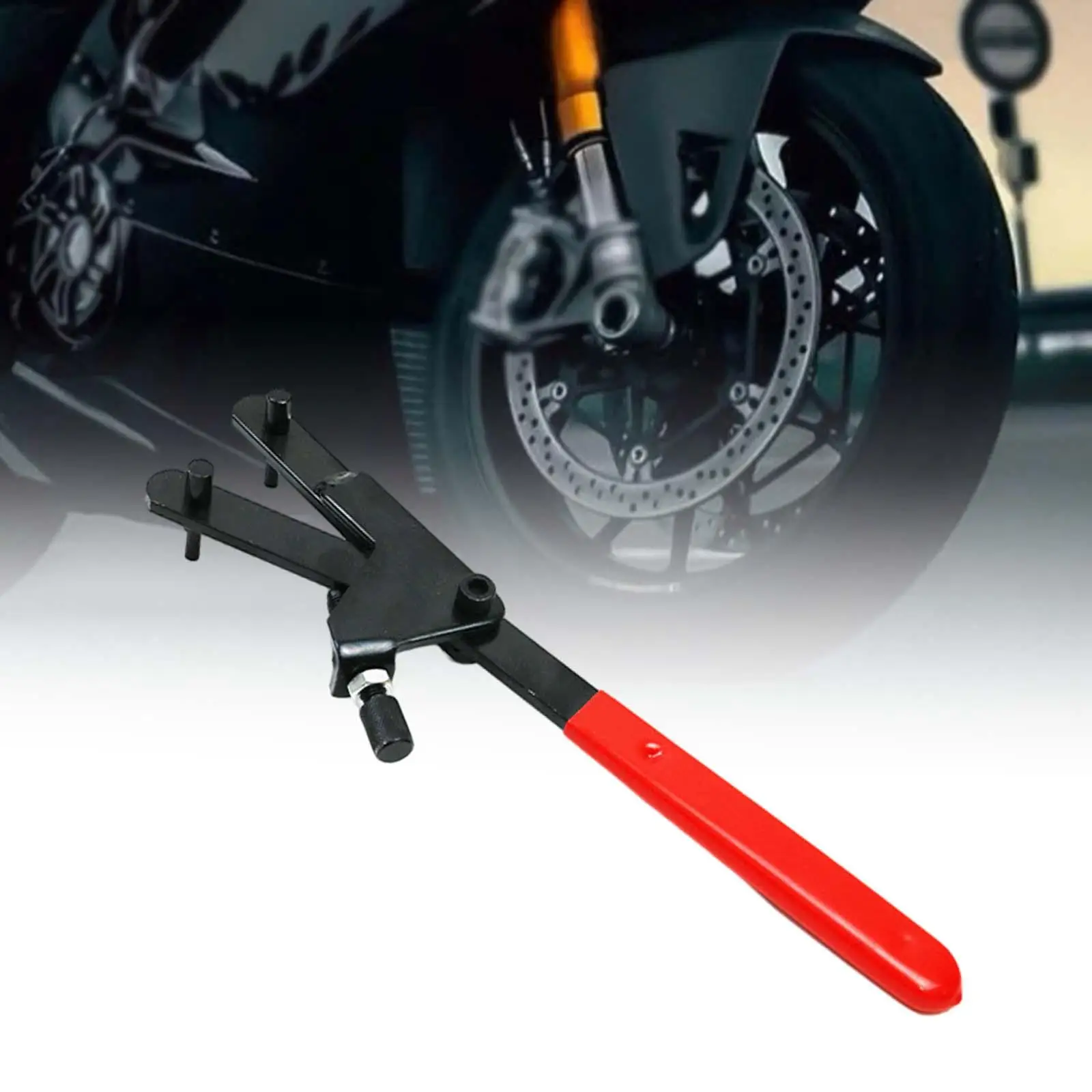 

Motorcycle Flywheel Wrench Fly Wheel Clutch Hub Adjustable Tool Motorcycle Belt Pulley Remove Holder Flywheel Clutch Holder