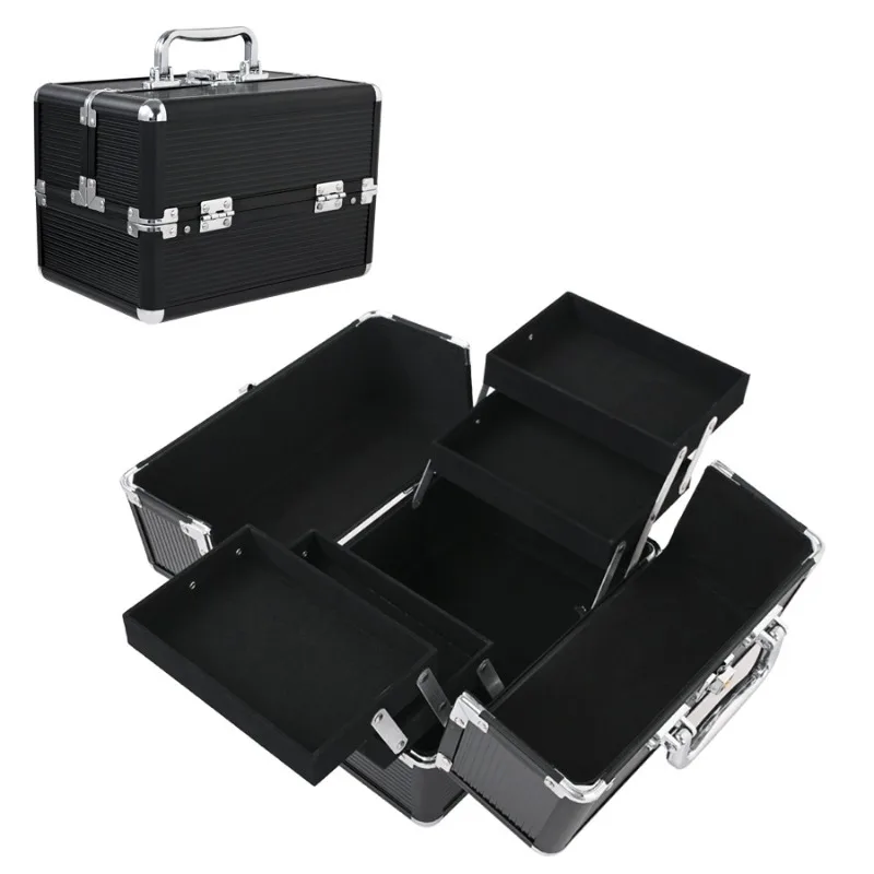 Professional follow-up artist cosmetic case large capacity storage box manicure eyelash embroidery toolbox large