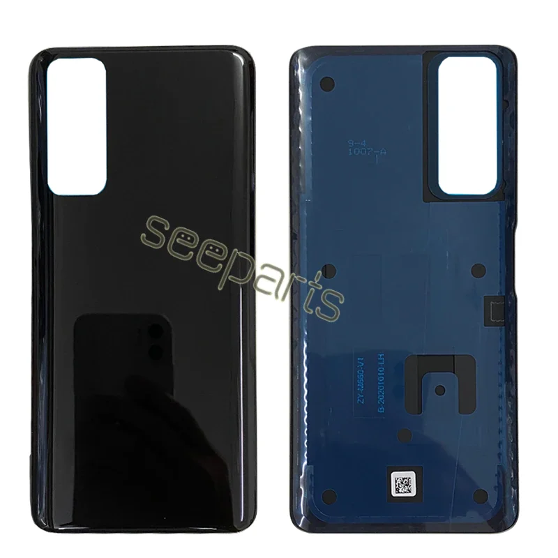 Voor Huawei P Smart 2021 Back Battery Cover Achter Deur Behuizing Case Vervanging Voor Huawei Y7A PPA-LX2 LX3 Batterij Cover