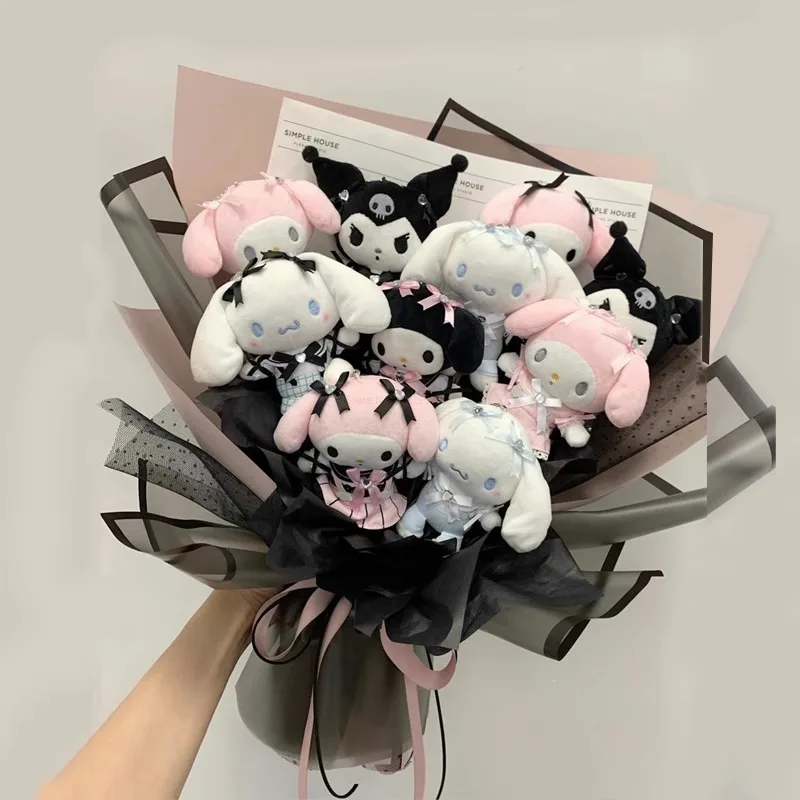 Kuromi Valentine's Day Send Girls What They Like Sanrio Star Dailu Kuromi Cartoon Doll Bouquet Birthday Confession Lovely Gift