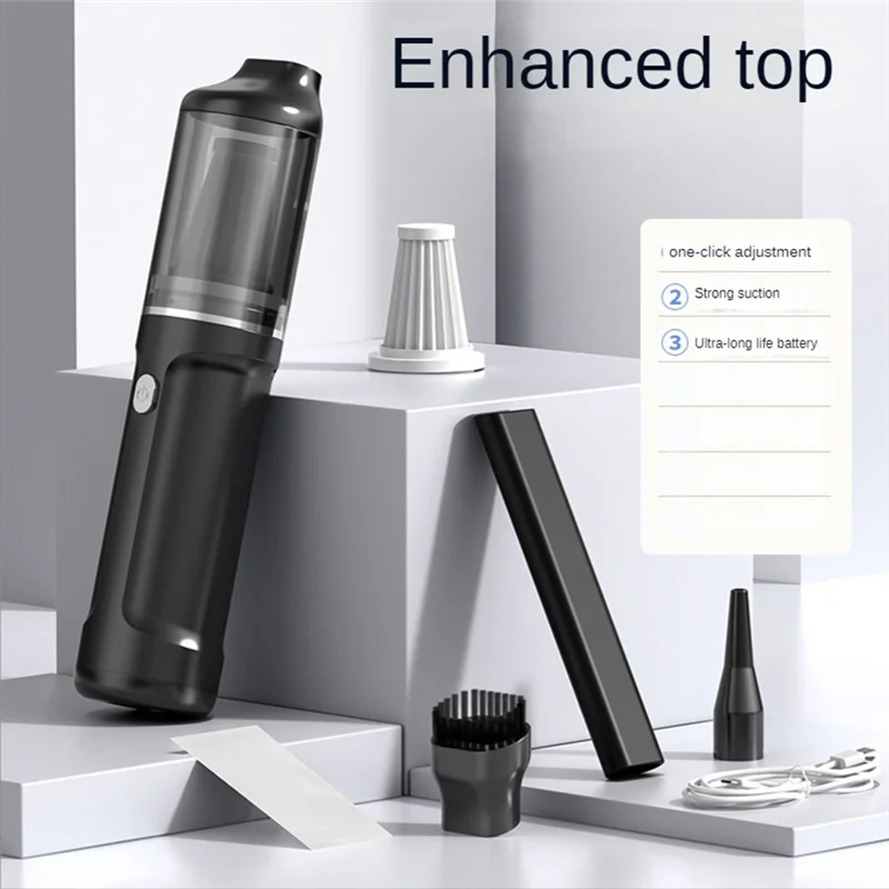 Mini aspirateur de voiture sans fil, nettoyeur de véhicule domestique à usage touristique