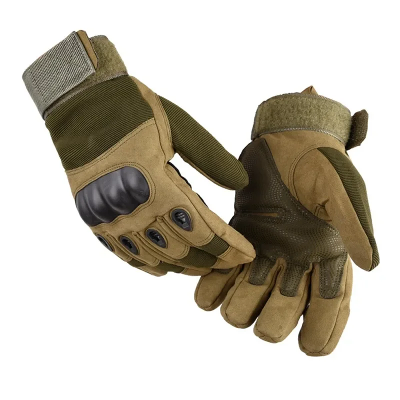 Full Finger Gloves Men Outdoor Hard Knuckle Sports Combat Shooting Airsoft Gloves Male Antiskid Hunting Paintball Bicycle Gloves