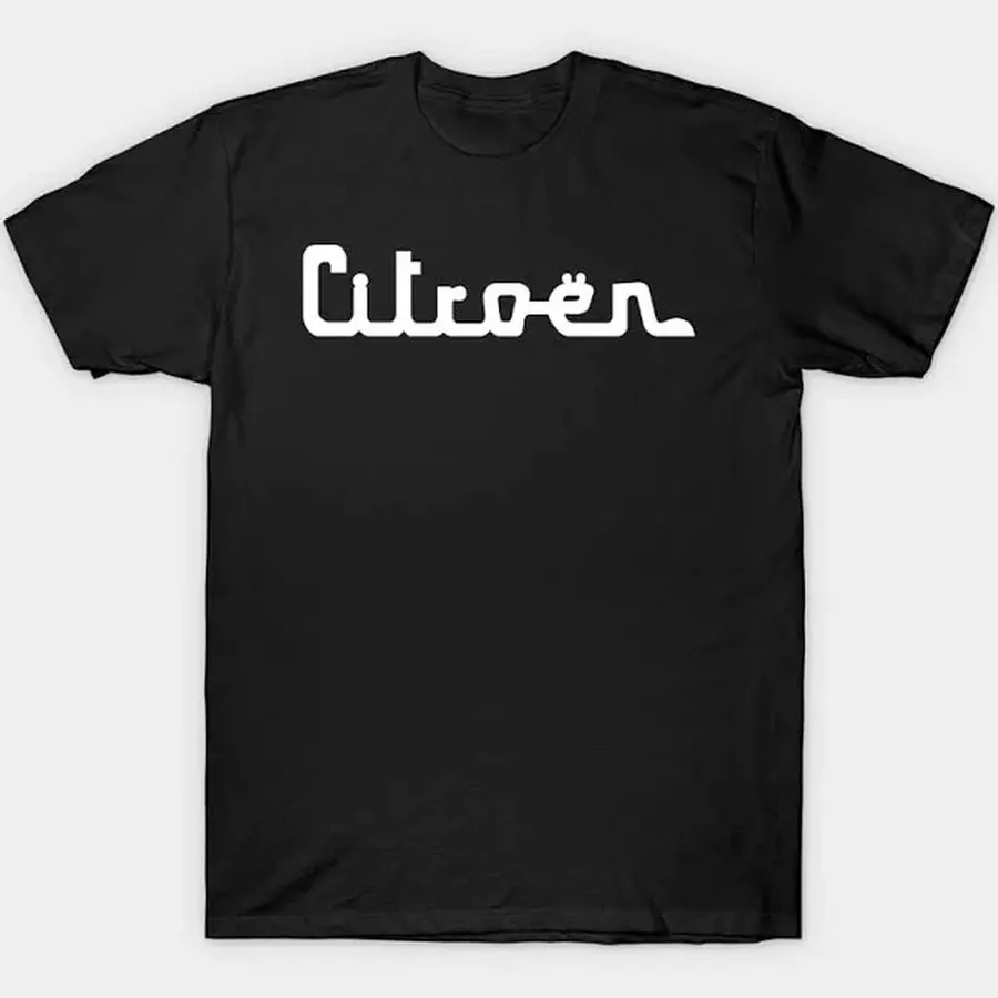

Car Lovers T-shirt Citro car logo Men's and Women's Short-Sleeved with Patterns for Summer