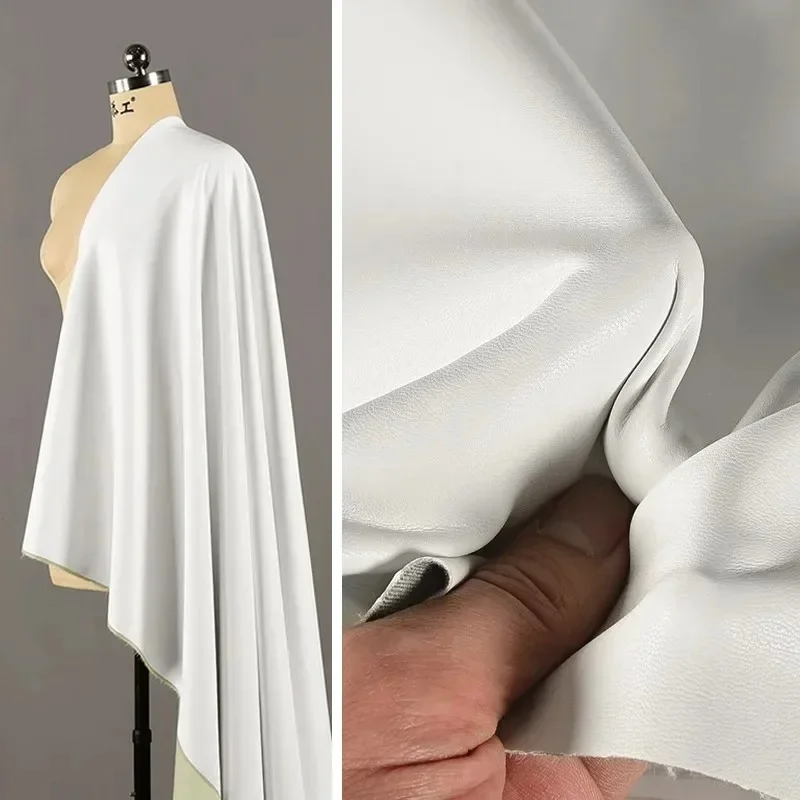 

Soft Micro Elastic Leather Fabric for Jacket Soft Bag Furniture Waterproof Cloth Apparel Diy Sewing Material