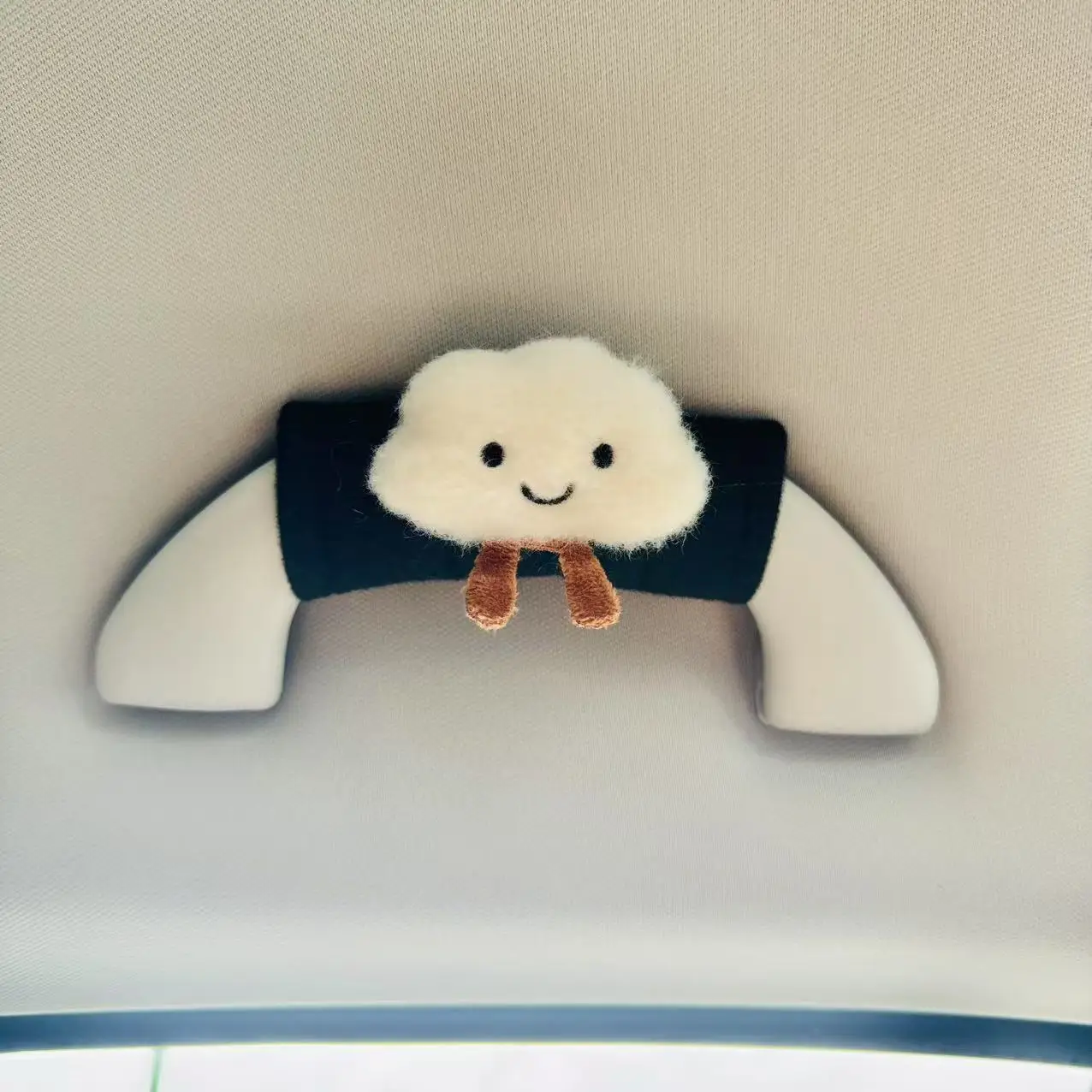 Leuke Cartoon Konijn Panda Autodak Handgreep Cover Universele Alle Seizoenen Auto-interieur Armsteunbeschermer Auto Decor Accessoires