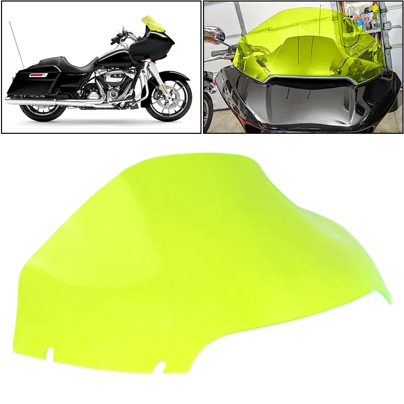 Motocyklowa 13-calowa owiewka przedniej szyby górna owiewka dla Harley Road schodzenia FLTRX FLTRXS FLTRK FLTRK FLTRUSE 15-22