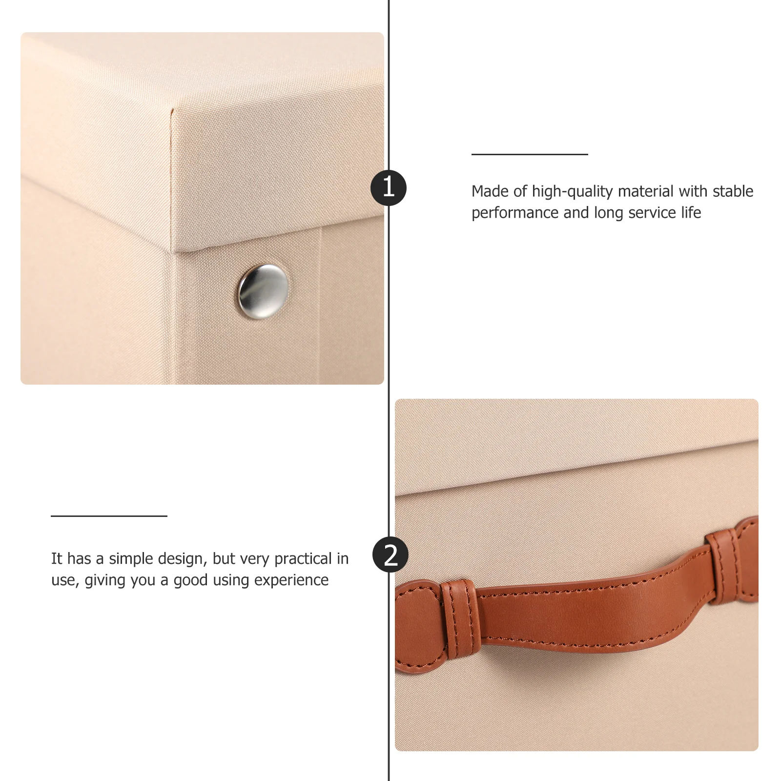 

1Pcs Household Storage Box Foldable Organizer Clothes Shoes Books Snacks Container Practical Design Gift Storage Box