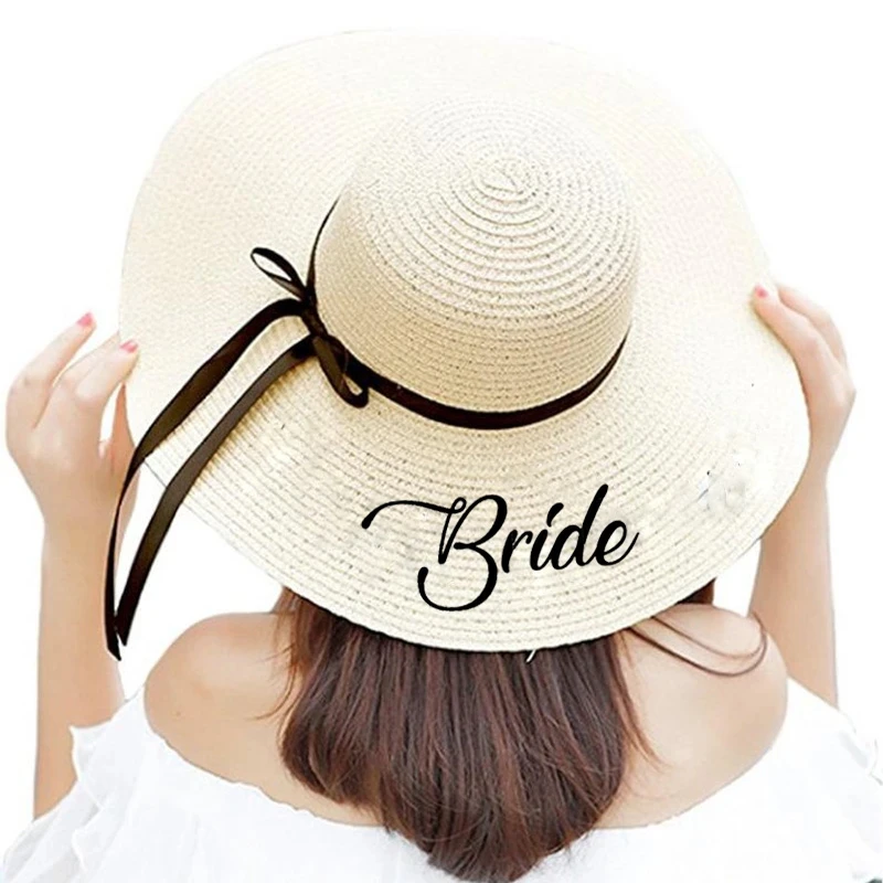 Bride to Be bridesmaid maid of honor Bikini Veil Sunglasses hat beach pool summer Wedding Honeymoon travel Bridal Shower gift