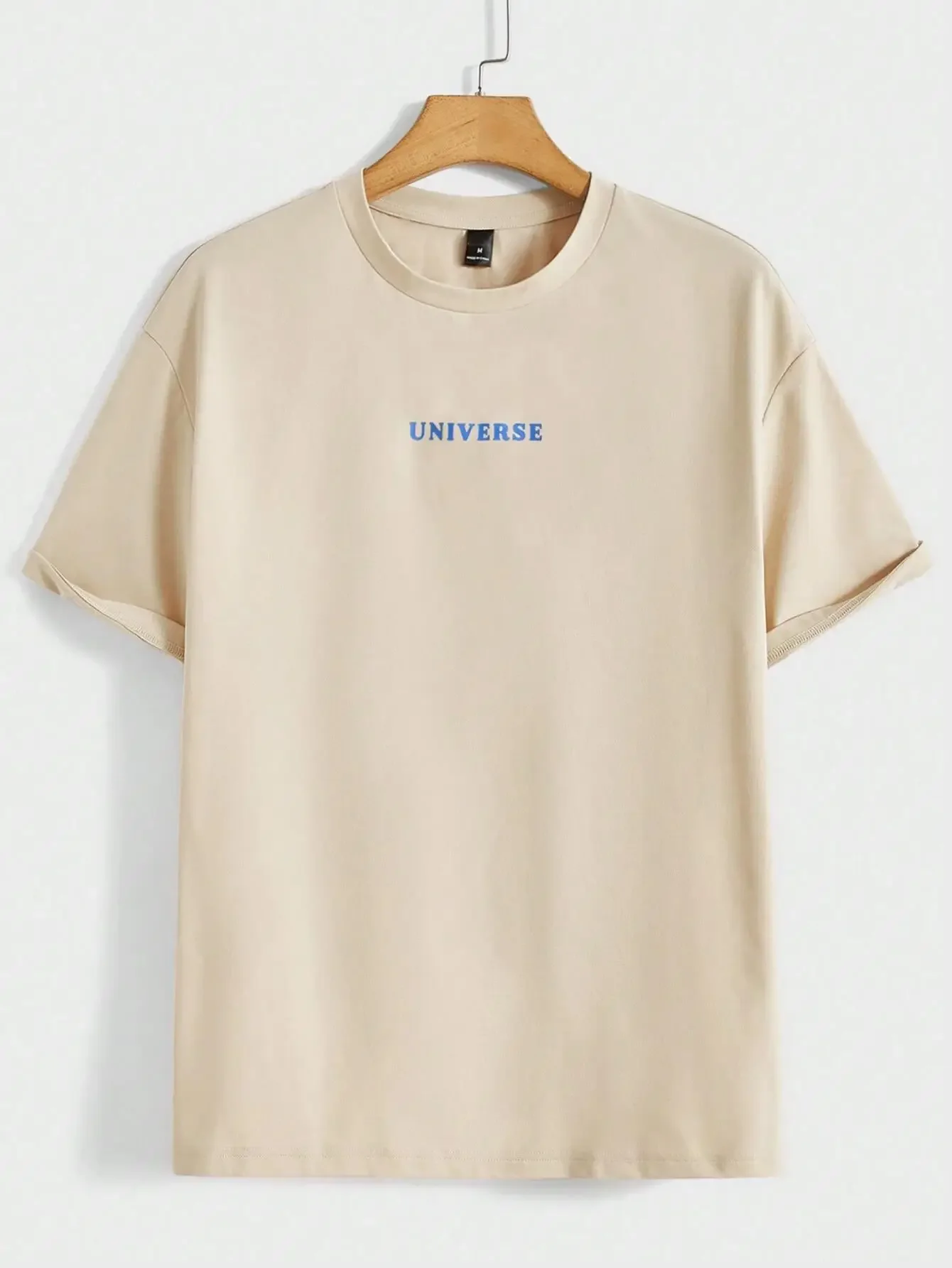 صدق في نفسك الكون مضحك الجرافيك الرجال بلايز عادية كم قصير موضة تنفس فضفاض تي شيرت