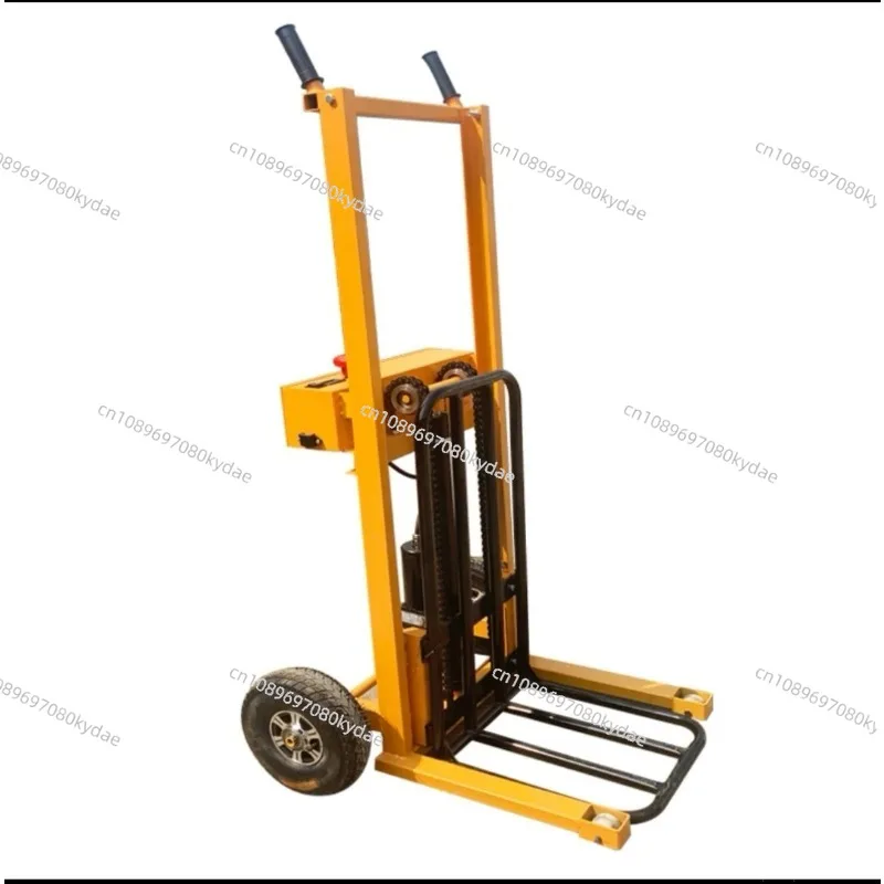 Portable Electric Forklift Hydraulic Lifting Hand Push Stacker Warehouse Cargo Handling Transport Equipment