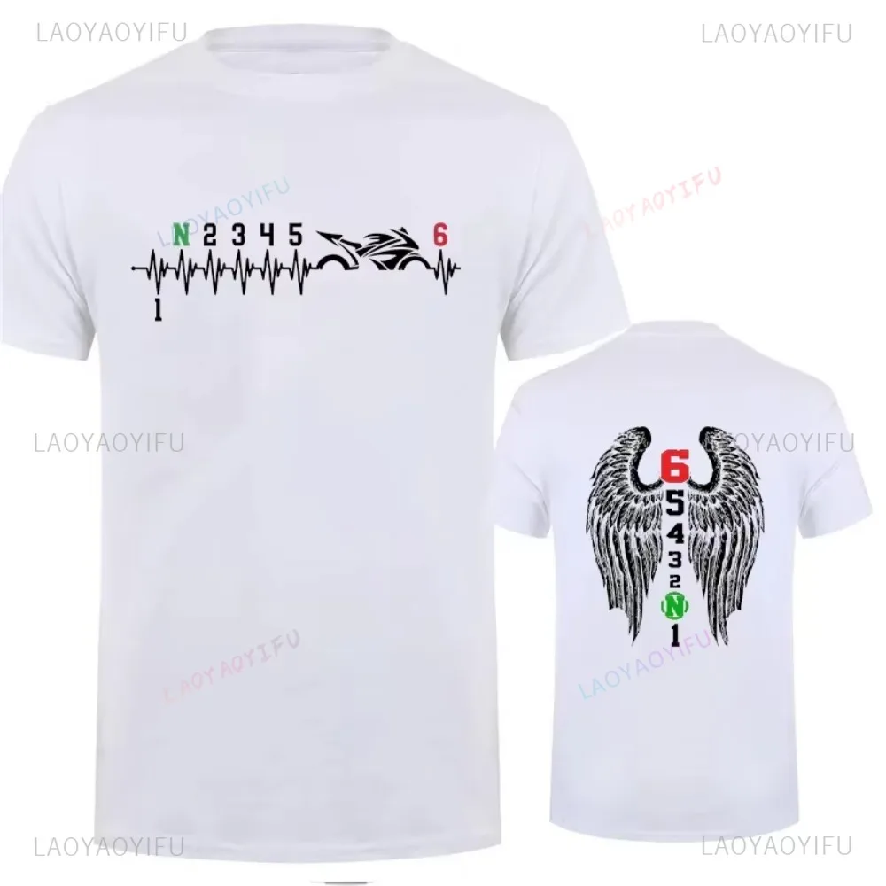 

Men Street T-Shirt 1N23456 Motorcycle Gear Biker Print Fashion Summer Cotton O-Neck Clothing Harajuku Short-sleeve Tops