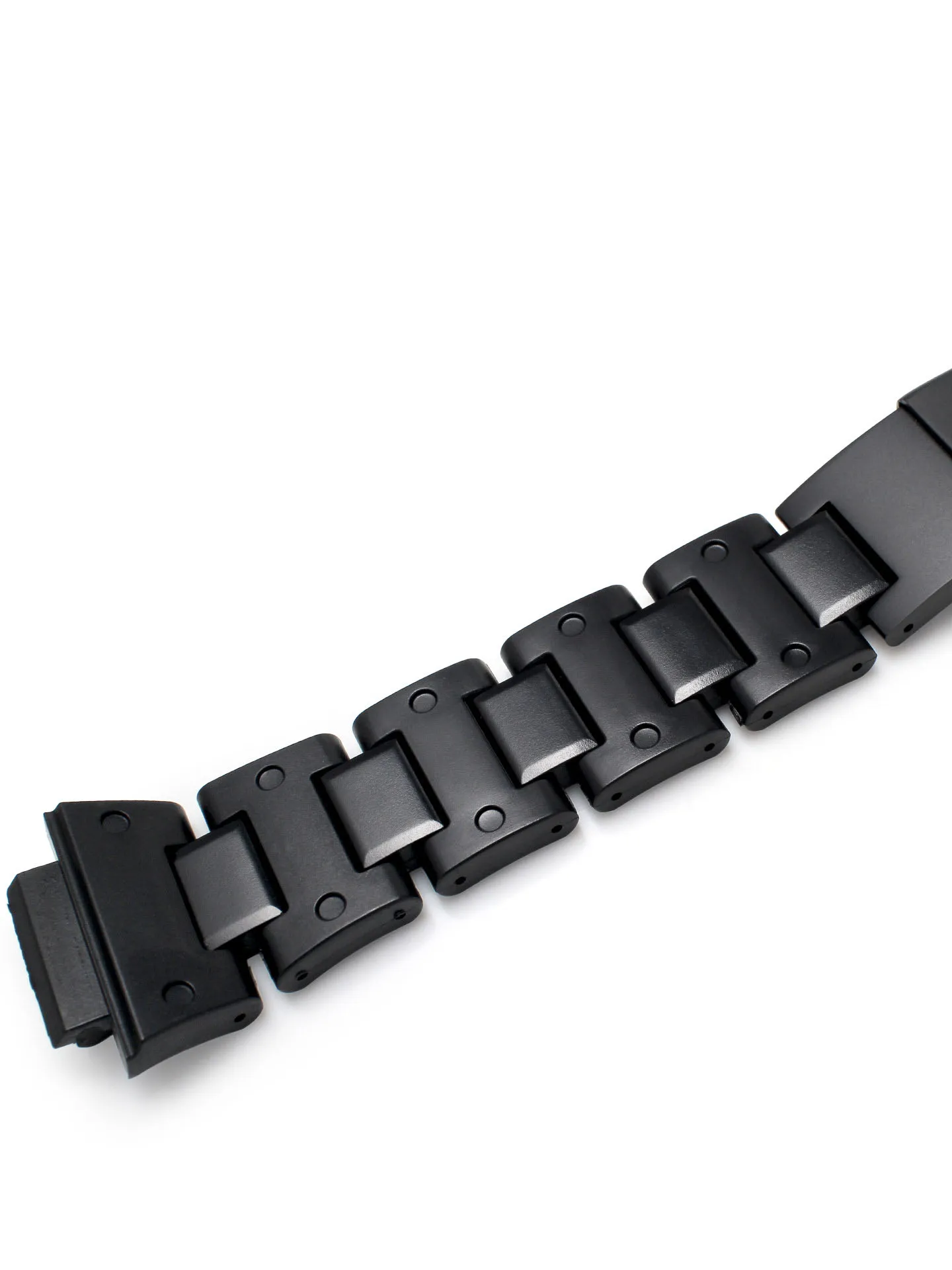 Suitable for Casio DW5600/5610 GW-B5600 DW-6900 composite plastic steel watch strap for men 16mm black  Bracelet  watch chain