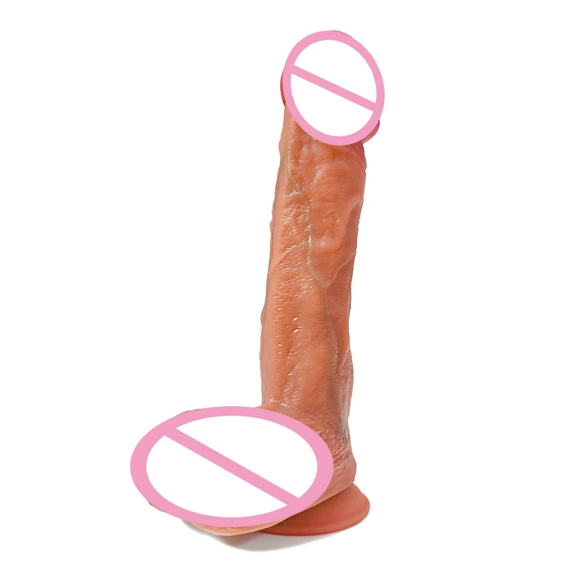 7/8/9 inch Dildo Realistic Simulated Vein Fake Penis Soft Skin Feeling Silicone Dildos Female Masturbator Sex Toys for Woman