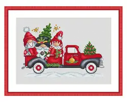 Embroidery Cross Stitch Kits Craft DIY Needlework Cotton Canvas Girl Series - 15-yacht Girl 34-34 32CT 28CT Metallic aida