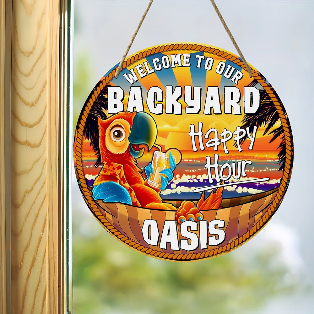 1Pc, Round Wooden S…