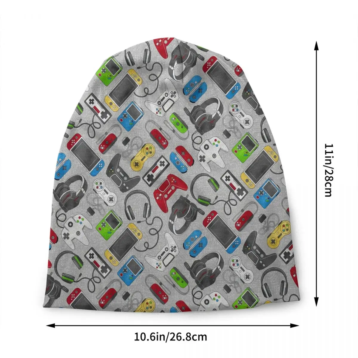 Video Joystick Game Gamer Play Gaming Bonnet Homme Street Knitted Hat For Women Men Autumn Winter Warm Beanies Caps