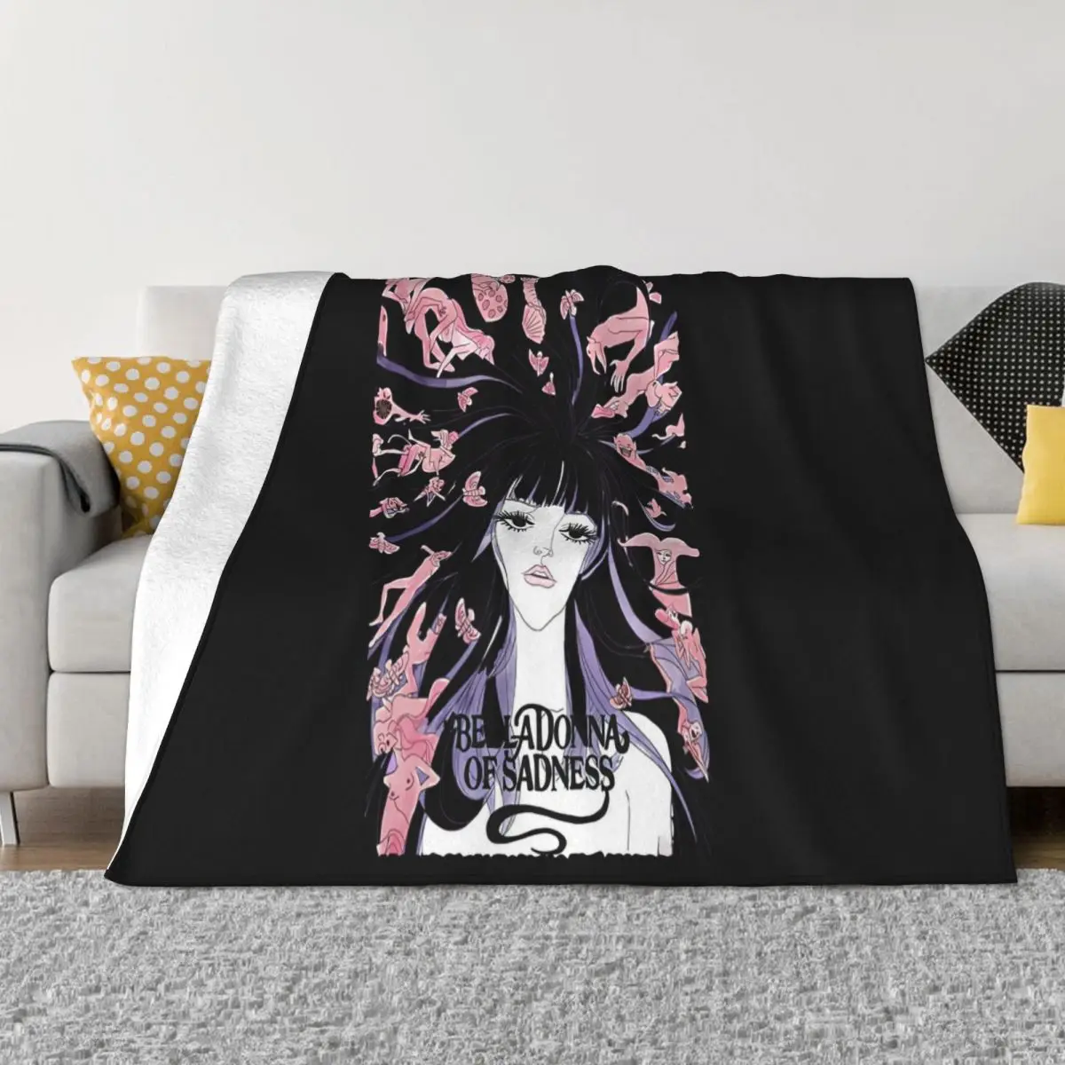 Anime Belladonna Of Sadness V2 Poster La Sorciere 1973 All Sizes S 5Xl Better Trend Creative Natural Throw Blanket