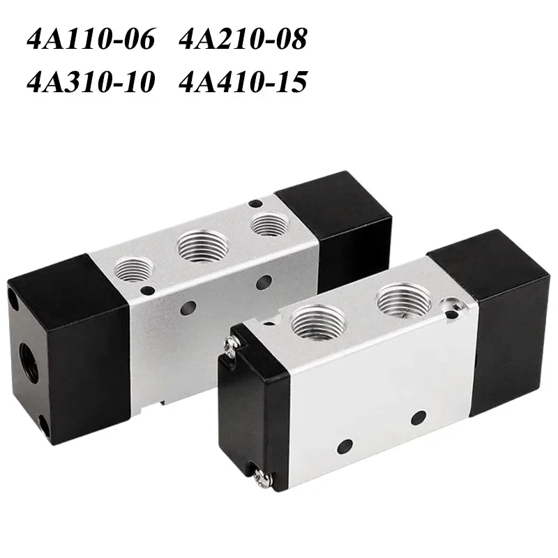 HLH Pneumatic Control Valve 4A110-06 4A210-08 4A310-10 4A410-15 2-Position 5-Way Pneumatic Directional Control Valve High-qualit