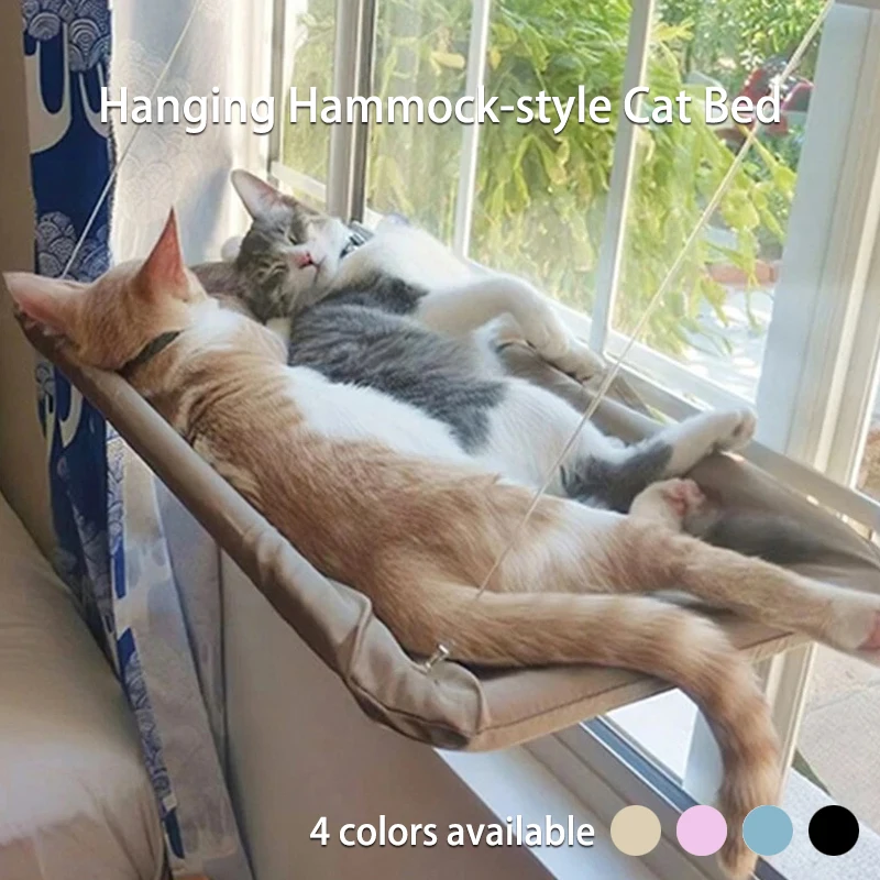 

Cat Hammock sunny Window Kitty Bed Four Seasons Universal climbing frame Suction Cup Hanging Nest Pet Sun Artifact Accessories