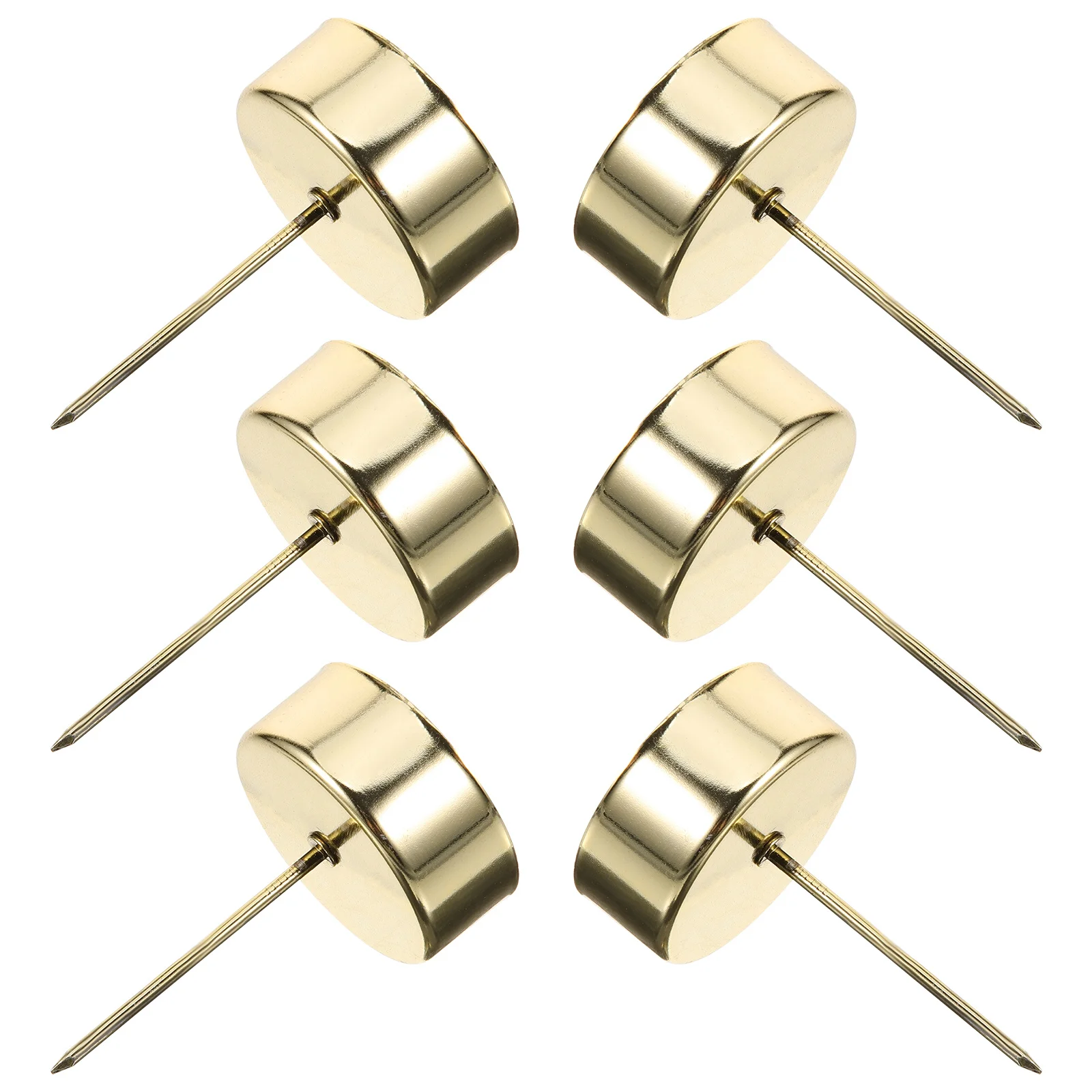 

6Pcs Holder with Spike Rustic Iron Design for Christmas Tree Decoration Party Favors Taper Candles Holder