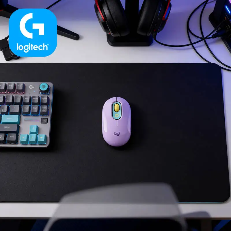 

Slim Portable Logitech M350 POP Mouse Silent Touch Recycled Plastic Bluetooth for Windows 7 Professional Operating System