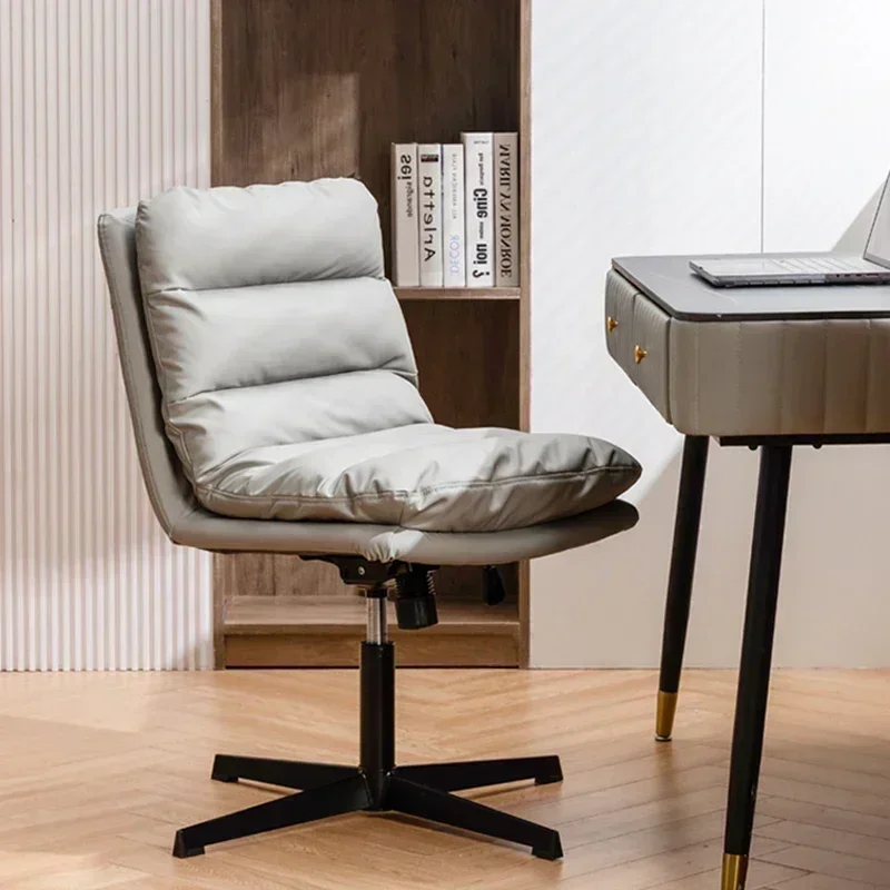 

Executive Leather Modern Office Chair Back Cushion Soft Swivel Chair White Lounge Comfortable Silla Plegable Office Furnitures