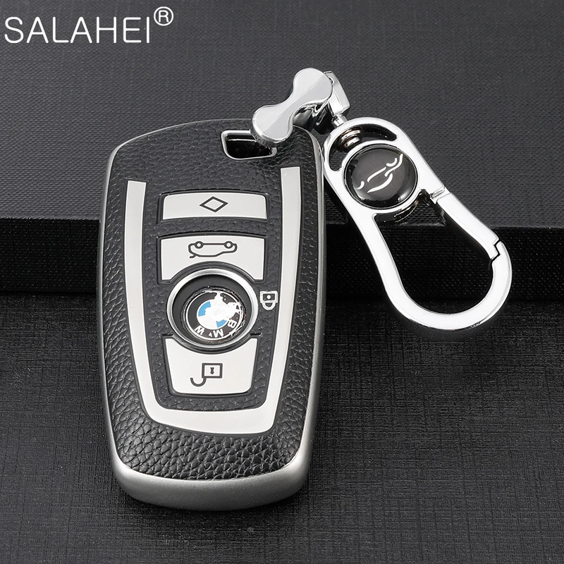 

Leather Car Remote Key Case Cover Shell For BMW 1 3 5 7 Series X1 X3 X4 X5 F10 F15 F16 F20 F30 F18 F25 M3 M4 E34 Accessories