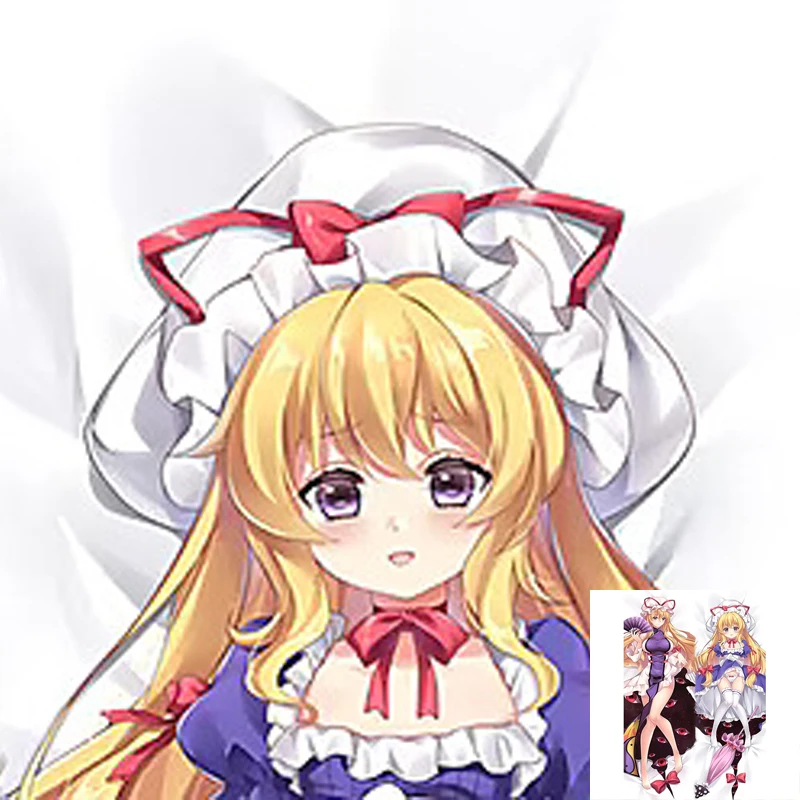 

Anime Pillow Cover Dakimakura Yakumo Yukari 2 Side Printed Hugging Body Pillowcase Cushion Cover Bedding Decor