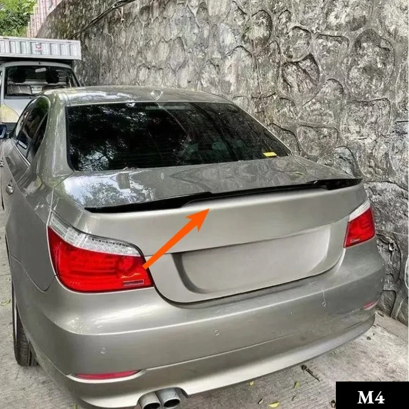

For 2004-2010 BMW 5 Series E60 M5 Car Rear windshield Roof Spoiler/Rear Trunk Lid Spoiler Bodykit Carbon BlackTuning Accessories