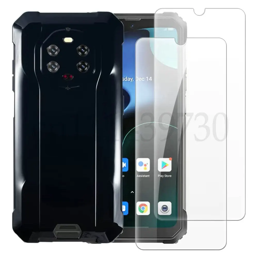 3-in-1 Glass Case For Blackview BV8800 Case + Screen Protector Case For Blackview BV8800 BL8800 Pro