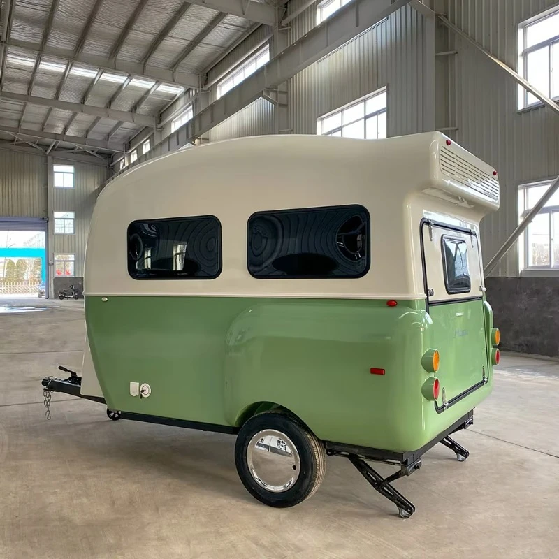 Customized Ultra-Lightweight Luxury Teardrop Travel Trailer RV Camper Easy Mobility for On-the-Go Adventures in Off-Road Camping