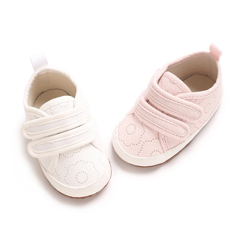 0-18Month Casual Baby Shoes Infant Baby Girl Crib Shoes Cute Flower Soft Sole Walking Shoes Toddler First Walker Shoes